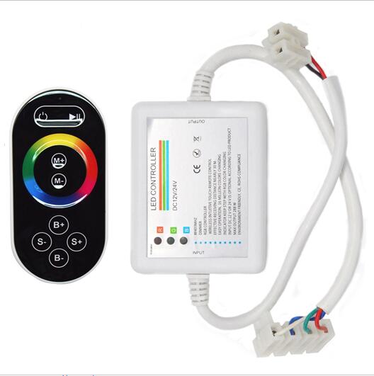 DC12-24V 18A RF Remote Touch RGB Led Controller,Touch Dimmer Forled strip light for sale